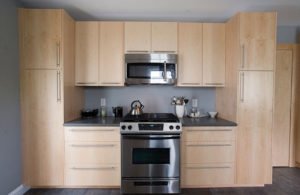 mekkelek custom woodwork & cabinetry - maple euro kitchen cabinet