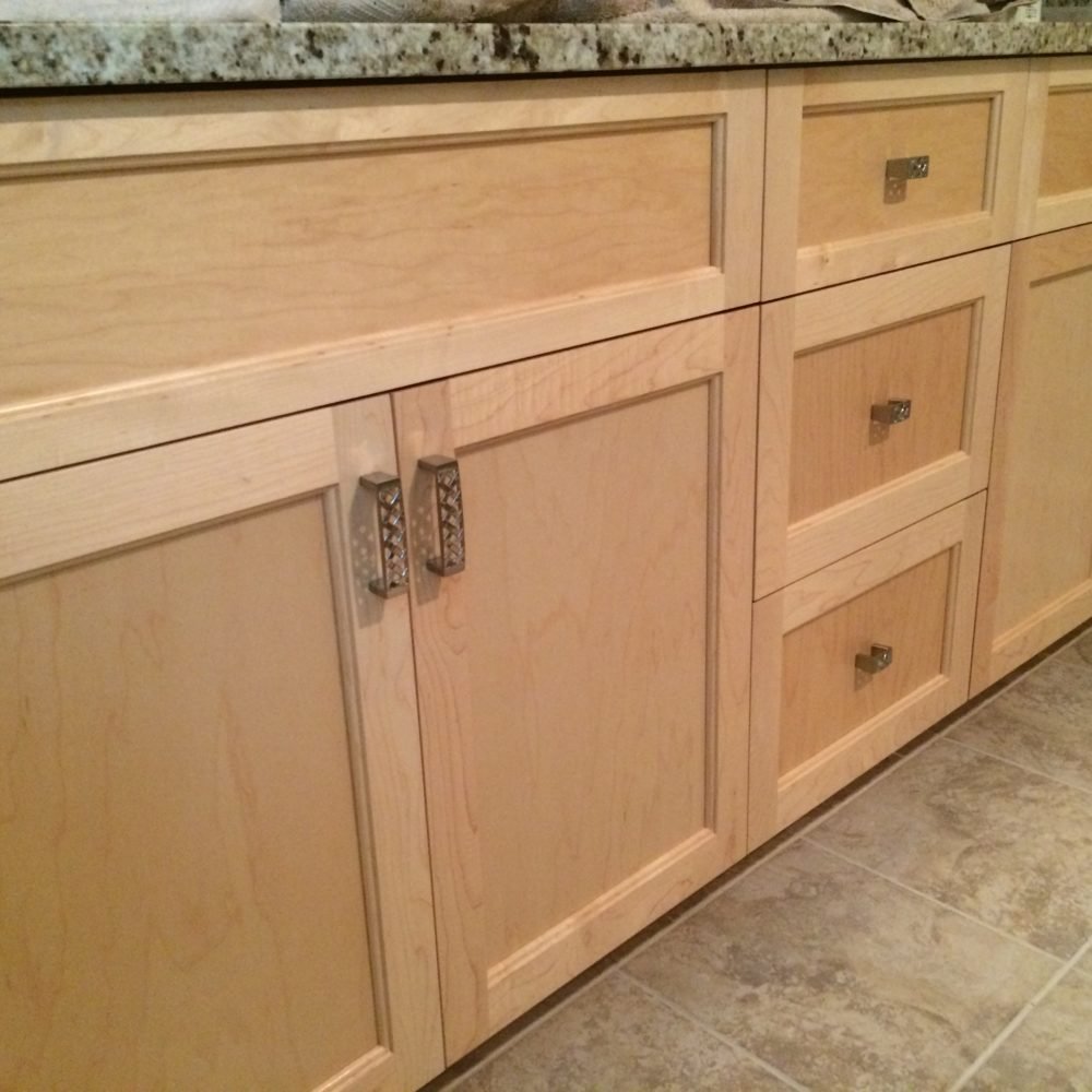 maple shaker vanities and flat paneled storage cabinet – Mekkelek ...