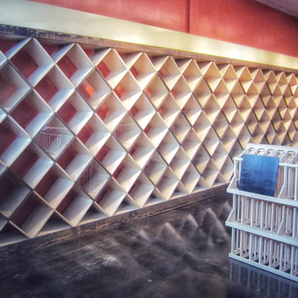 custom built commercial wine rack