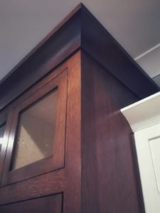 rift sawn white oak kitchen cabinet