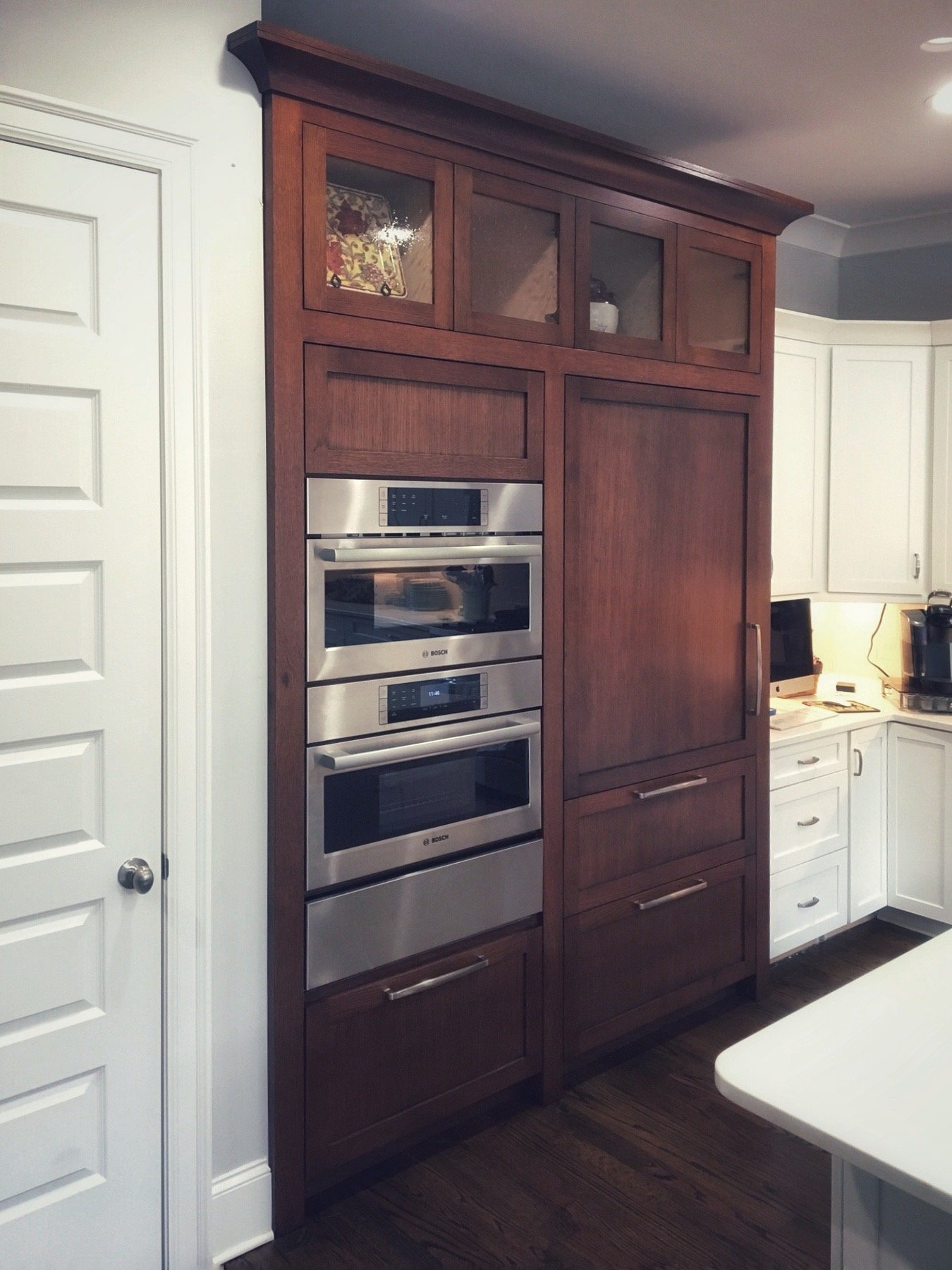 rift sawn white oak kitchen cabinet - Mekkelek Custom ...