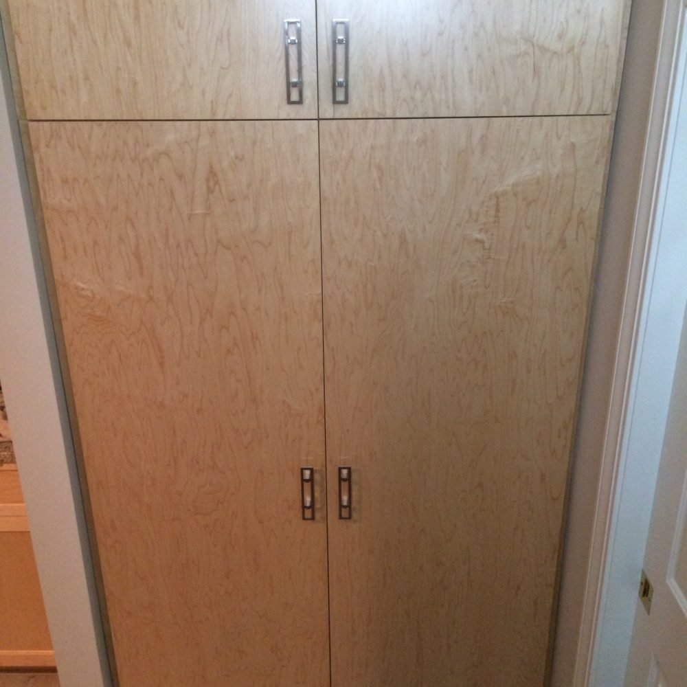 flat paneled storage pantry cabinet