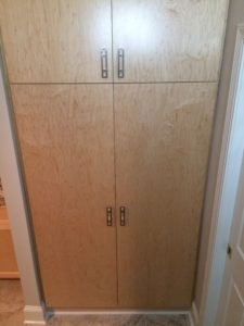 flat paneled storage pantry cabinet