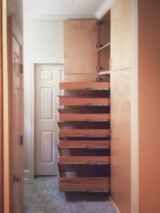 flat paneled storage pantry cabinet