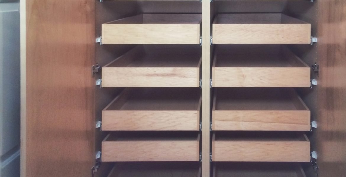 flat paneled storage pantry cabinet