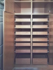 flat paneled storage pantry cabinet