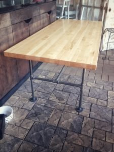 maple outdoor restaurant dining table